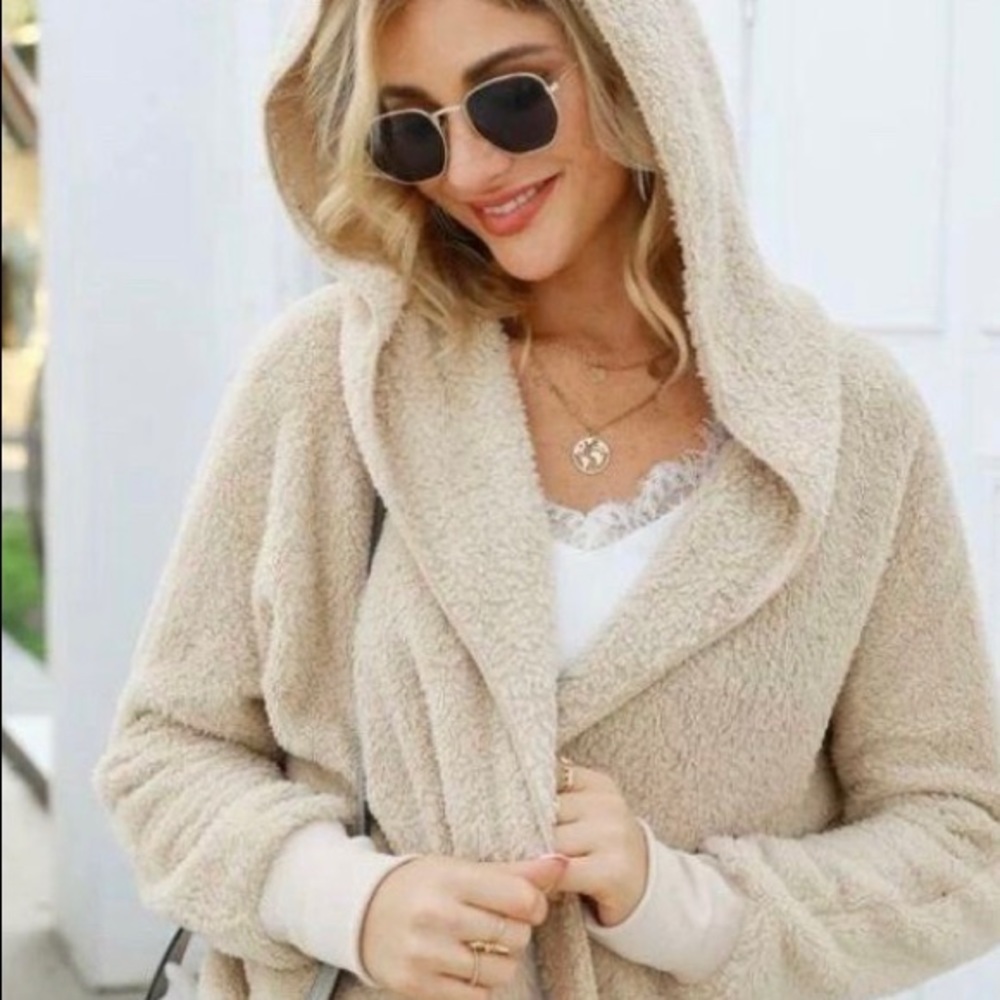 Hooded Teddy jacket
